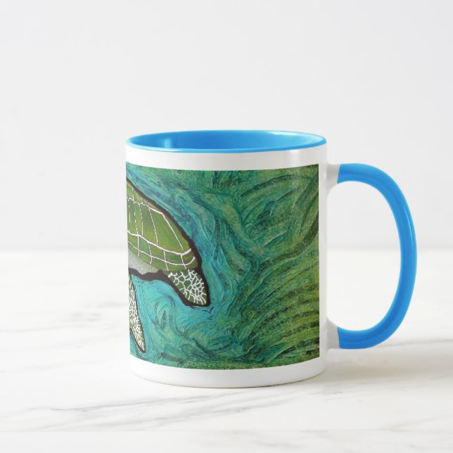 Grüne Meeresschildkröte Tasse (Rechts)