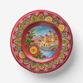 Grüne Melaminpapierplatte Pappteller