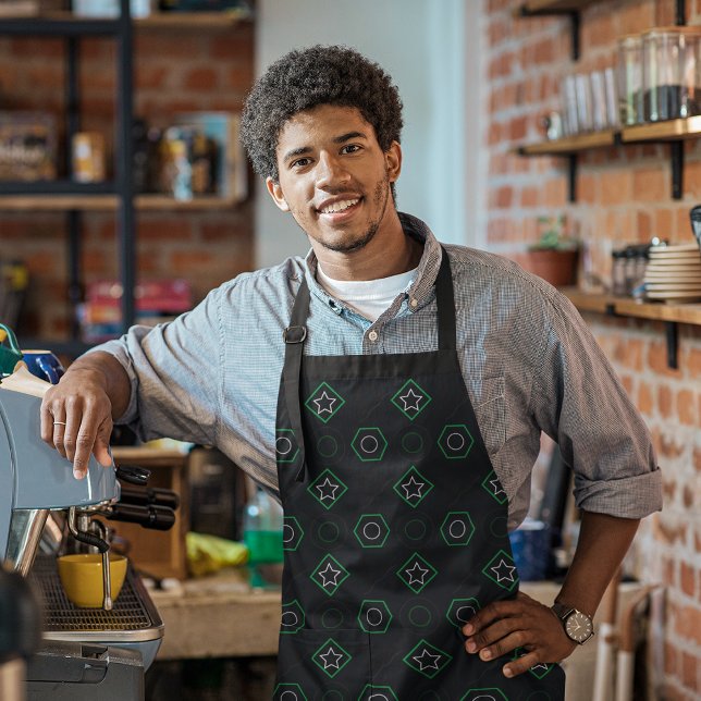 Grüne Memphis Schürze (Von Creator hochgeladen)