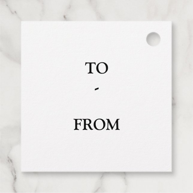 GRÜNE MERRY CHRISTMAS EINFACHE FAVOR TAVOR GESCHENKANHÄNGER (Rückseite)