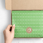 Grüne Messe Isle Christmas Sweater Muster Seidenpapier<br><div class="desc">Maßgeschneidertes Tissue-Papier zeichnet sich durch ein modernes,  schlichtes Weihnachtskehrmuster aus. Klicken Sie auf Anpassen,  um eigene Texte und Bilder hinzuzufügen,  um ein einzigartiges Design für Geschenkpackungen oder handwerkliche Projekte zu erstellen.</div>