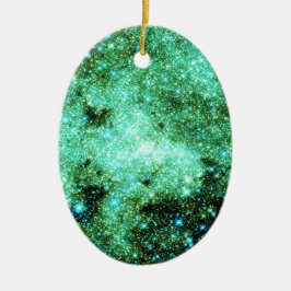 Grüne Milchstraße Keramikornament