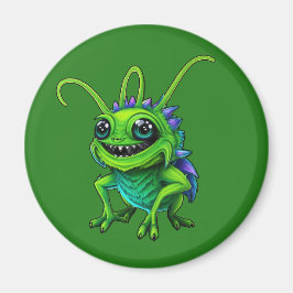 Grüne Monster-Grille - Magnet