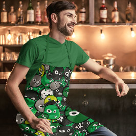 Grüne Monster Schürze