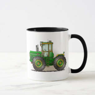 Grüne Monster-Traktor-Tassen Tasse