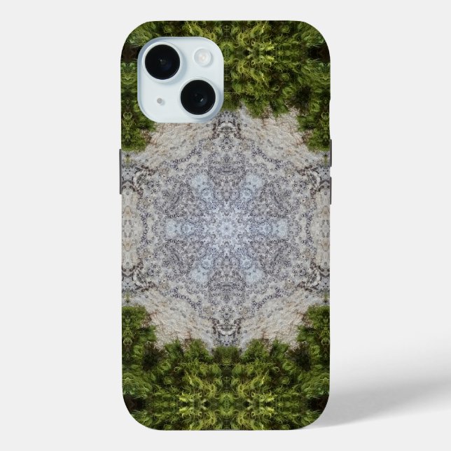 Grüne Moos und Natur Kunst Case-Mate iPhone Hülle (Rückseite)