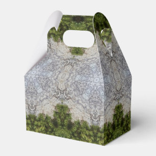 Grüne Moos und Natur Kunst Geschenkschachtel