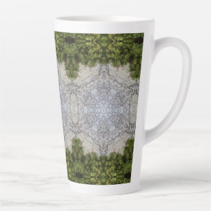 Grüne Moos und Natur Kunst Milchtasse