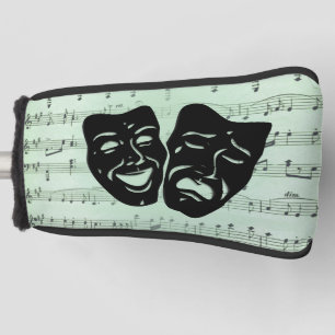 Grüne Musik und griechische Masken im Theater Golf Headcover