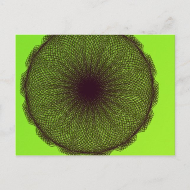 Grüne Natur Mutter Natur Postkarte (Vorderseite)