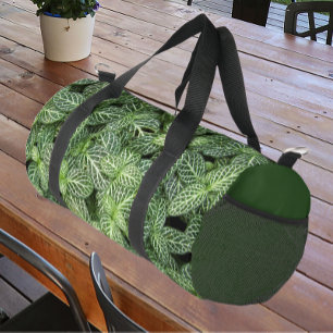 Grüne Nerven Pflanze Blätter Blütenblüte Duffle Bag