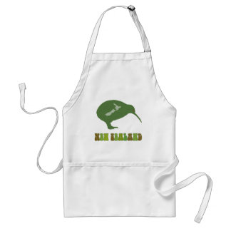 Grüne Neuseeland-Kiwi, die Schürze kocht