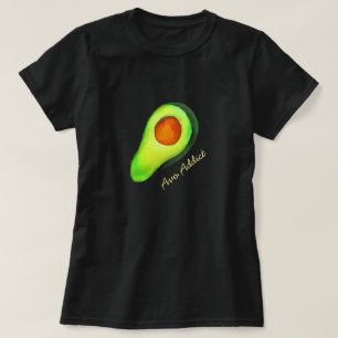 Grüne niedliche Kunst für Avocado T-Shirt