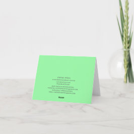 Grüne Notecards vom südlichen Frühling Karte
