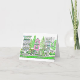 Grüne Notecards vom südlichen Frühling Karte
