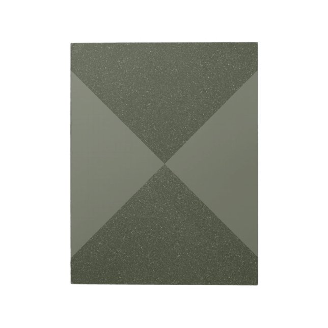 Grüne Notepad mit split Diamond Moss - Anpassbar Notizblock (Rotiert)