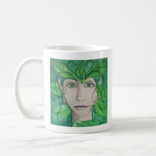Grüne Nymph-Drink-Tasse Kaffeetasse