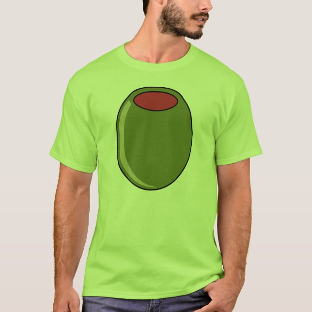 Grüne Olive T-Shirt (Vorderseite)