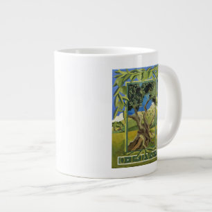 Grüne Oliven 2014 Jumbo-Tasse