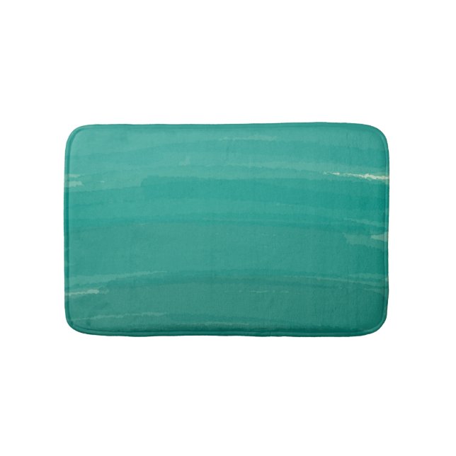 Grüne Ombre Badematte (Vorderseite)