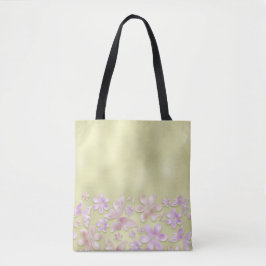 GRÜNE OMBRE MIT KOPFSCHALTEN UND BLUME TASCHE