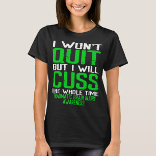 Grüne Operation Rücken traumatischer Hirnverletz T-Shirt