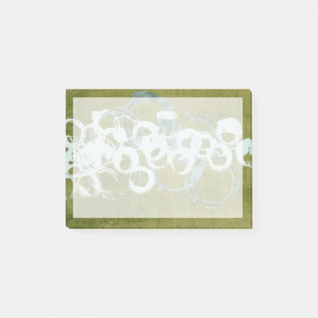 Grüne Orte I Post-it Klebezettel (Vorderseite)