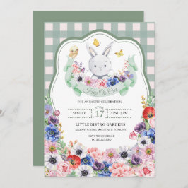 Grüne Ostersonnige Frühlingssonne Ostereier Jagd Einladung