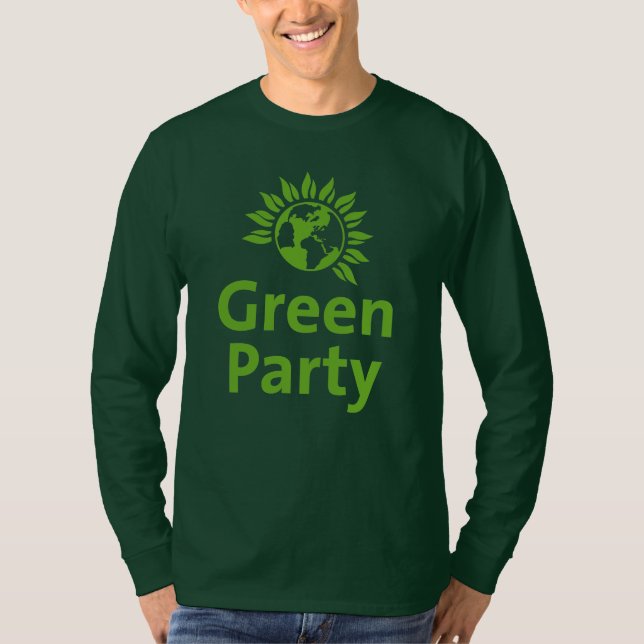 Grüne Party-Löschungs-Aufstands-Bewegung T-Shirt (Vorderseite)