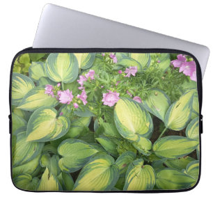 Grüne Passionsblumen-Botanik-Laptop-Hülle   Tro Laptopschutzhülle