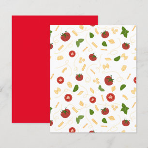 Grüne Pasta Tomato Basil Scrapbook Papier