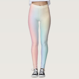 Grüne Pastelle Ombre Leggings