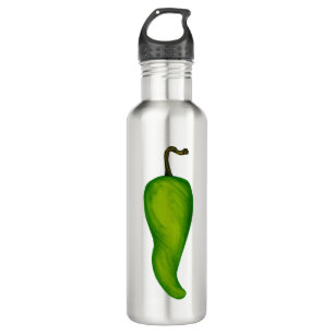 Grüne Pepper Edelstahlflasche