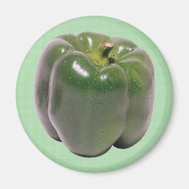 Grüne Pepper Magnet (Vorne)
