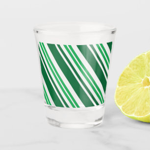 Grüne Pepperminte Schnapsglas
