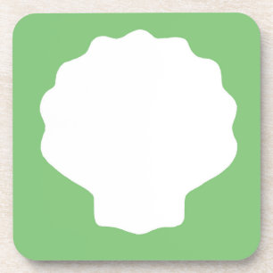 Grüne Perle Getränkeuntersetzer