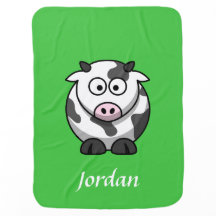 Grüne Personalisierte Kuhblanke