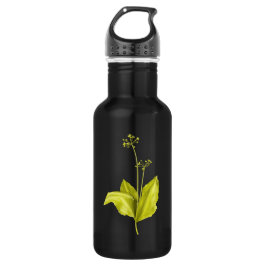 Grüne Pflanze Edelstahlflasche