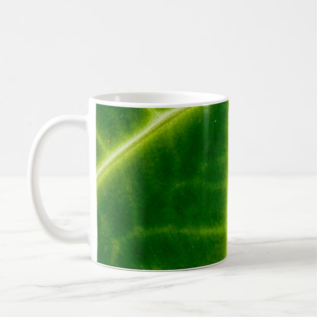 grüne Pflanze Kaffeetasse (Links)