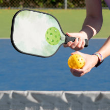 Grüne Pickle-Ball-Schläger