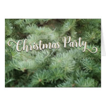 Grüne Pine Weihnachtsbaum Rustic Holiday Party