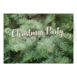 Grüne Pine Weihnachtsbaum Rustic Holiday Party