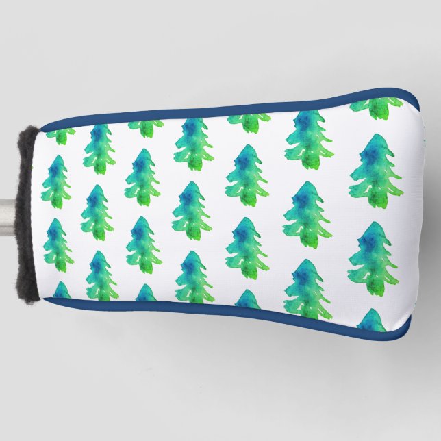 Grüne Pinienwälder Golf Headcover (Vorderseite)