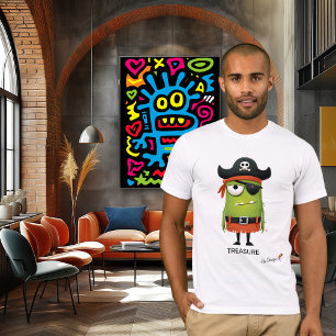 Grüne Pirate BEWERTUNG - nach Entwurf Fun Orig T-Shirt