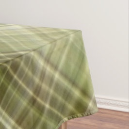 Grüne Plaid im Bergwald Tischdecke