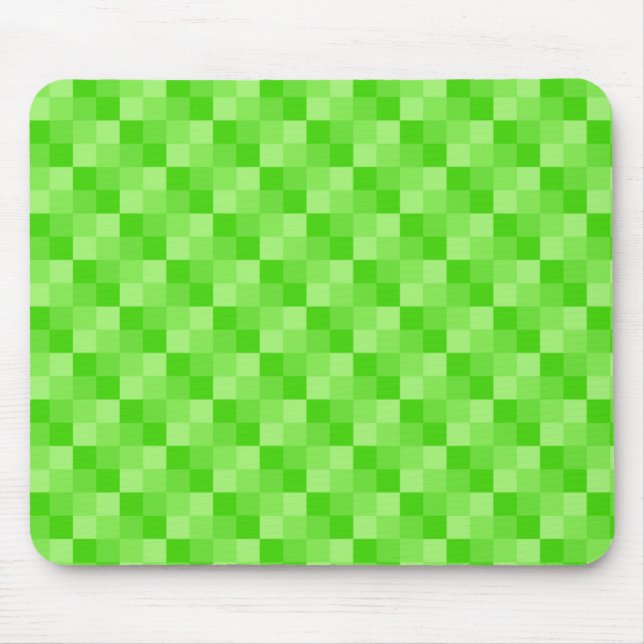 Grüne Plätze Mousepad (Vorne)
