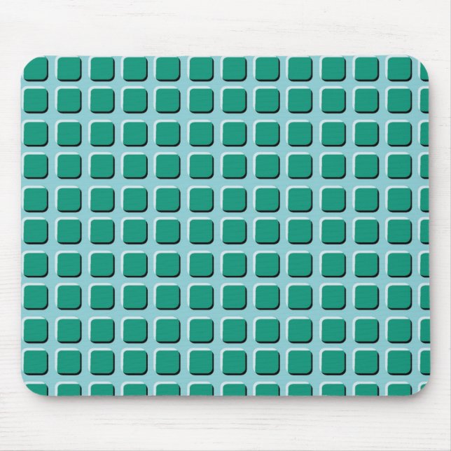 Grüne Plätze Mousepad (Vorne)