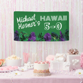 Grüne, Plum Hawaii 5-0 50. Geburtstagsparty Banner