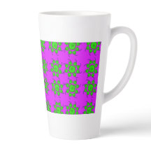 GRÜNE POPPIES LATTE TASSE