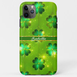 Grüne populäre St Patrick's Day Clover Collection Case-Mate iPhone Hülle